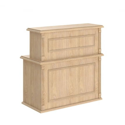 Стойка ресепшен RMS 120 Дуб девон_0