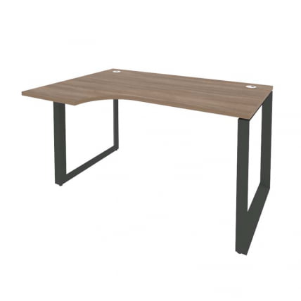 Стол эргономичный левый на О-образном м/к ONIX O.MO-SA-2L Дуб Аризона/Антрацит_0