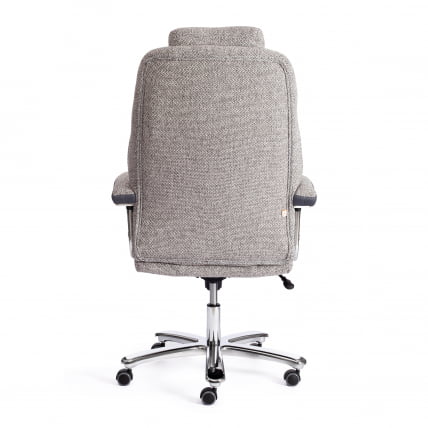 Кресло офисное Труст (макс) ткань, серый/серый, МДЖ190-21/ТВ-12 / Trust (max) MJ190-21/TW-12_3