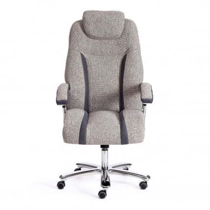 Кресло офисное Труст (макс) ткань, серый/серый, МДЖ190-21/ТВ-12 / Trust (max) MJ190-21/TW-12_4