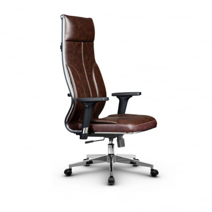 Кресло руководителя Metta L 1m 46/2D Комплект 3 Коричневое_1
