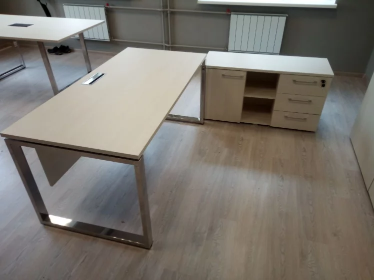 Тумба с 3-мя ящиками и дверкой GLOSS LINE 9НТ.006 Ivory_2