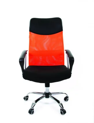 Кресло руководителя CHAIRMAN 610 Оранжевый черный_1