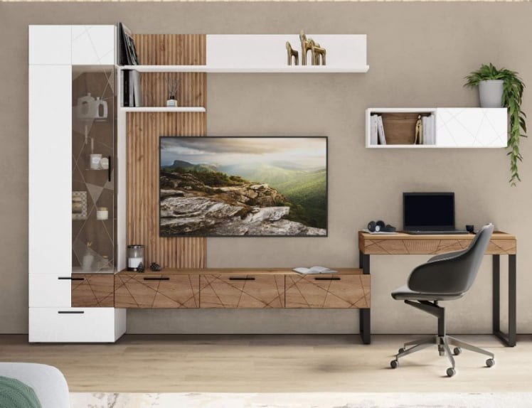 Шкаф-витрина (лев/прав) Джерси 601.06_18