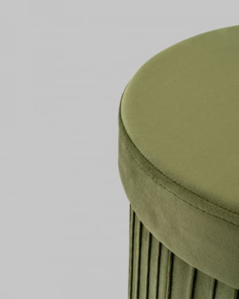 Пуф складной с ящиком Store Round травяной_6