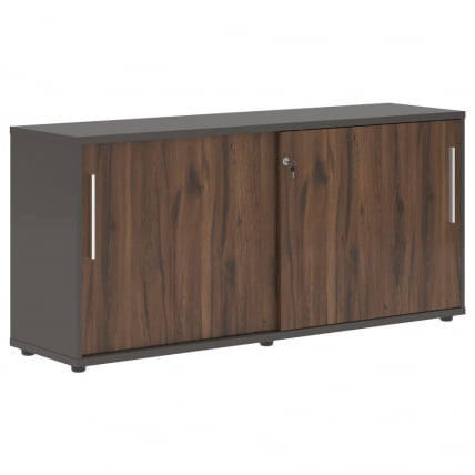 Шкаф с дверьми-купе ЕДИС ЕЛC 1643 Дуб Денвер темный Белый Мокко / EDIS ELC_0