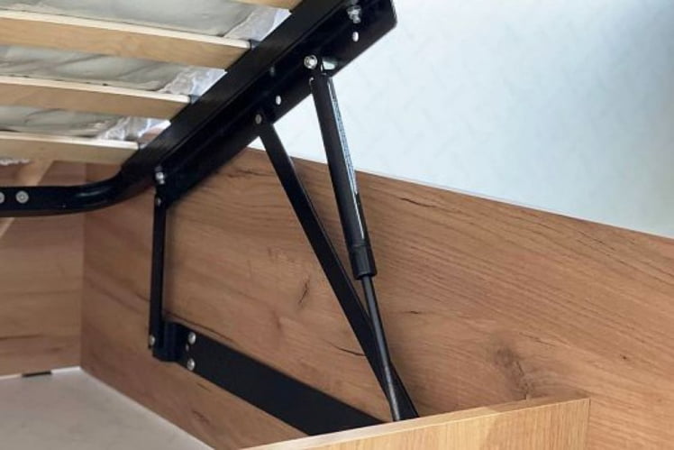 Каркас кровати Юниор 90х200 см SMU-02 дуб крафт золотой_13