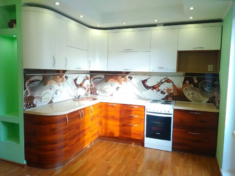 Глянцевый фартук (КОМПОЗИТ) KM 49_1