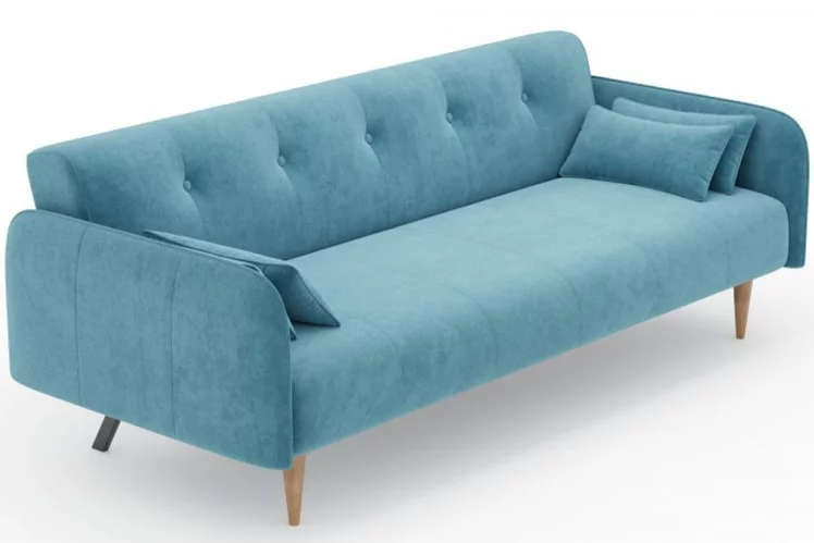 Диван трёхместный Бьерн ЛД 307.010.000 Светло-голубой_2