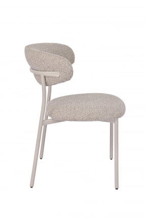 Стул обеденный Айла бежево-зеленый кремовые ножки / Ayla_3