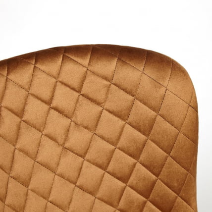 Стул QUINCY (mod. 8272) металл/ткань, 49х53х84,5 см, коричневый (G-062-61)/черный_3