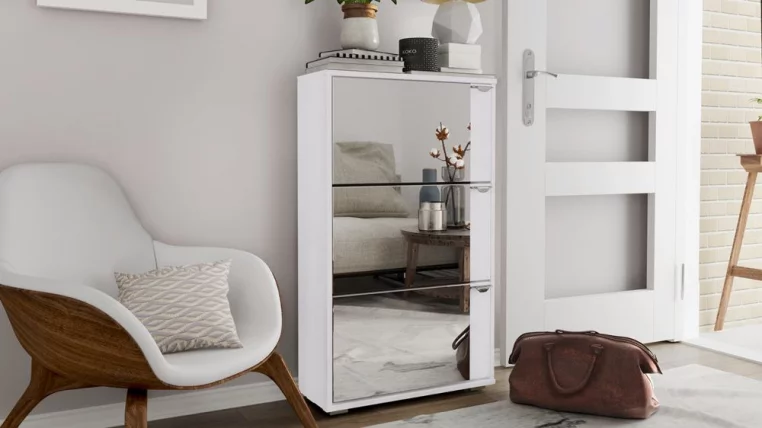 Тумба для обуви Тип 8 Белый Ясень_0