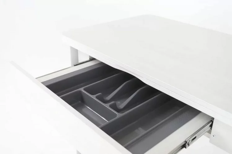 Стол-трансформер раскладной Прайм-3Р Ясень Анкор светлый_6