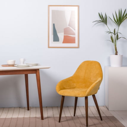 Стул Кент Желт/Темный Орех / Kent_6