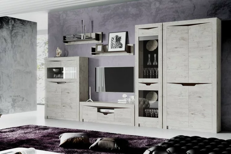 Шкаф двухдверный Соренто 14 Дуб бонифаций_4