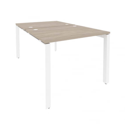 Рабочая станция на П-образном м/к ONIX O.MP-D.RS-2.1.8 Дуб Аттик/Белый_0