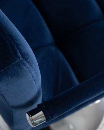 Стул барный DOBRIN KRUGER ARM (синий велюр (MJ9-117))_8