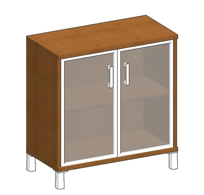 Стеллаж стекло в раме В410.5 Дуб девон_0