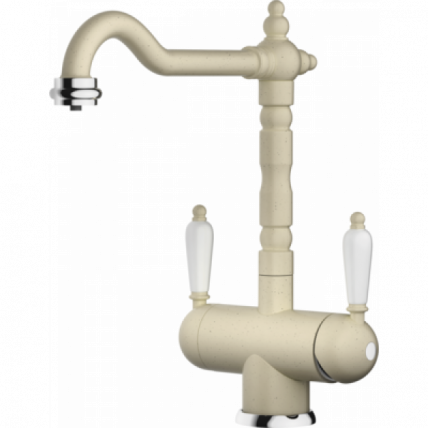 Смеситель Omoikiri Amagasaki-Be Латунь/Гранит/Ваниль_0