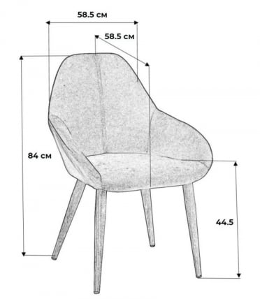 Стул Kent Желт/Черный_8