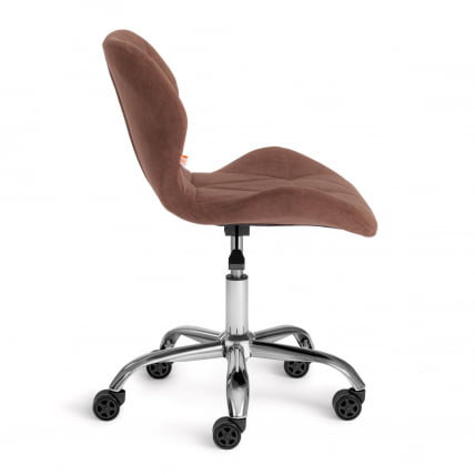 Кресло SELFI флок , коричневый, 6_1