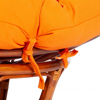 Диван MAMASAN/МАМАСАН 23/02 W /с подушкой/ подушка 182х119 см, 169х102х80 см, Cognac (коньяк), ткань, оранжевый, С 23_10