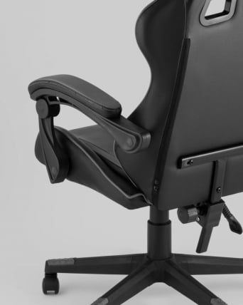 Кресло спортивное TopChairs Shadow черно-серый_5