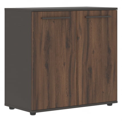 Шкаф с глухими малыми дверьми ЕДИС ЕЛCС 85.1 Дуб Денвер темный Мокко Мокко / EDIS ELCS_0