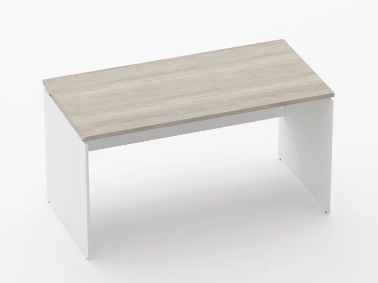 Стол прямой Deka ЛДСП каркас 75.07.14 Дуб Сантана светлый/Белый_0