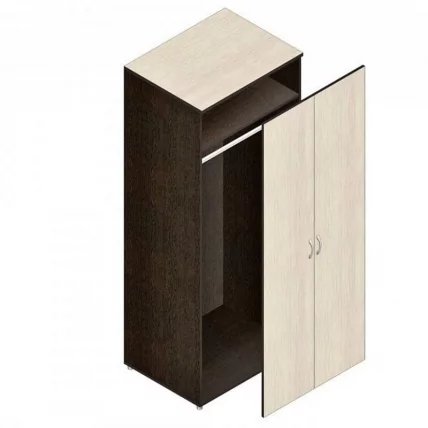 Шкаф для одежды Р.Ш-7 Венге/Дуб молочный_0