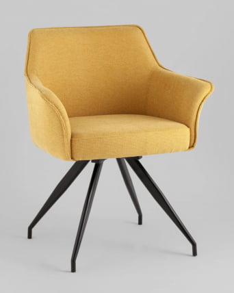 Стул обеденный Feston вращающийся желтый_0