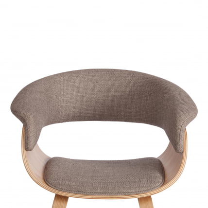 Стул VIMTA (mod.8021) дерево / ткань, 69х56х77 см, натуральный/бежевый, Aimcasa 5_5