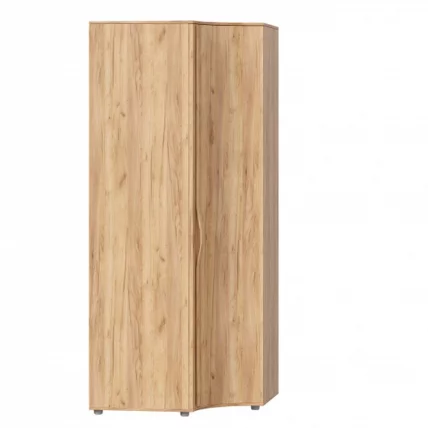 Шкаф угловой с гнутой дверью Марта-2 ЛД 406.050.000 Дуб золотой Дуб Тортуга_0