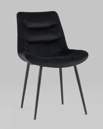 Стул Остин велюр Черный_1