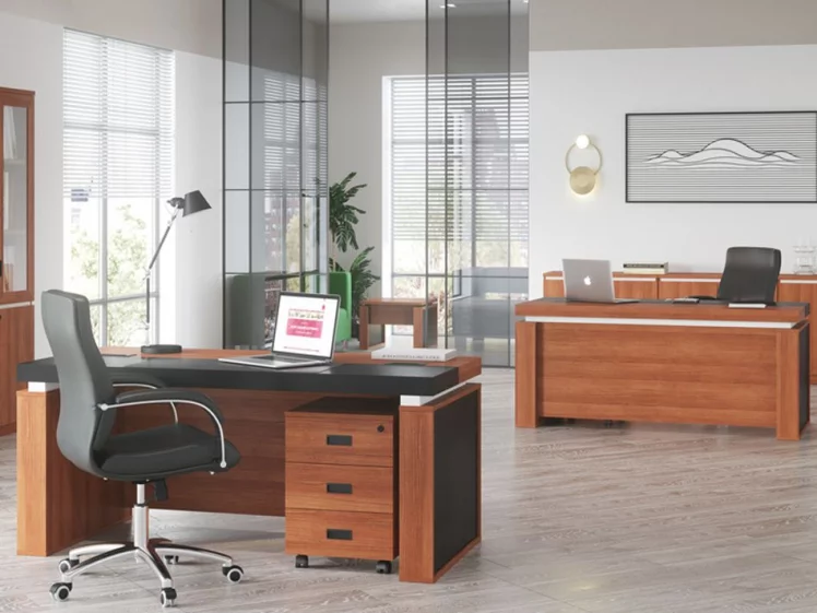 Кабинет руководителя Ливерпоол №3 Орех бренди / Liverpool_0