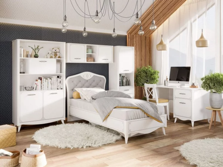 Комплект мебели для детской Элис №3 Белый_0