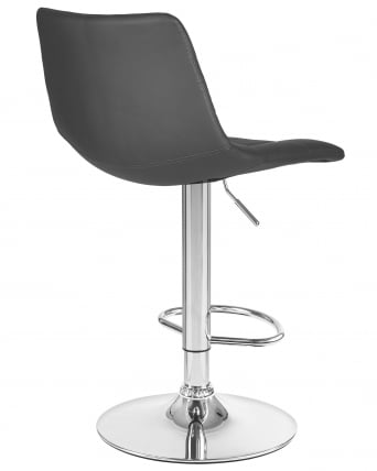 Стул барный DOBRIN TAILOR экокожа Серый_3