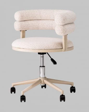 Стул офисный Ponty светло-серый серые ножки_10