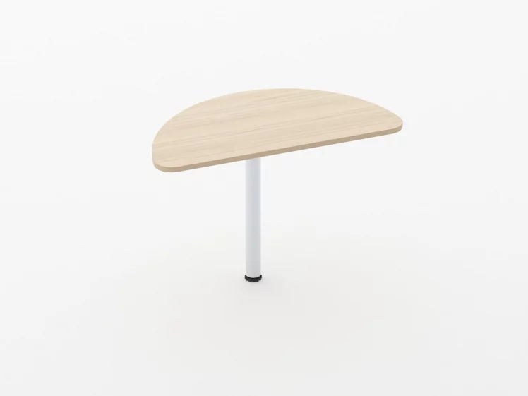 Приставка-полукруг для двух угловых столов Glassy 2.20 Туя_0