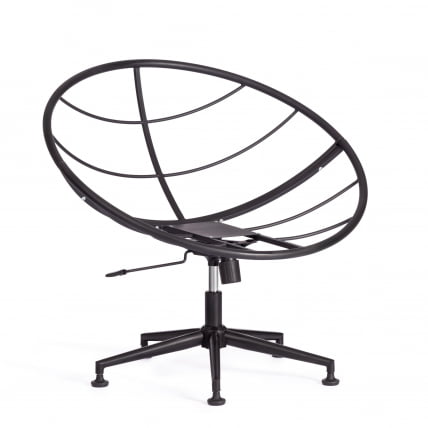 Кресло CLOUDE рогожка/металл, 97х98х90-96см, серо-бежевый, 3M 16/2_1