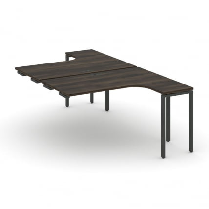 Рабочая станция-приставка к опорным тумбам CONCEPT CN.DSAPR-001 Дуб Мали Антрацит_0