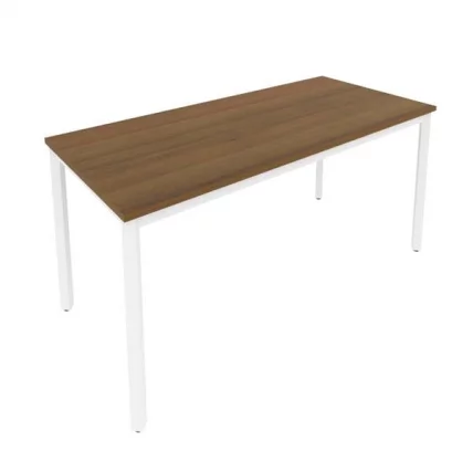 Стол письменный на металлокаркасе SLIM SYSTEM С.СП-6 Орех-Белый_0