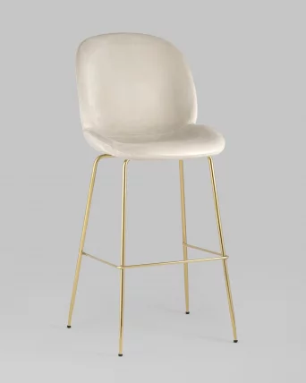 Стул барный Beetle gold Бежевый_1