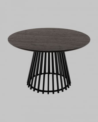 Стол обеденный Daphne 120*75 см темное дерево_0