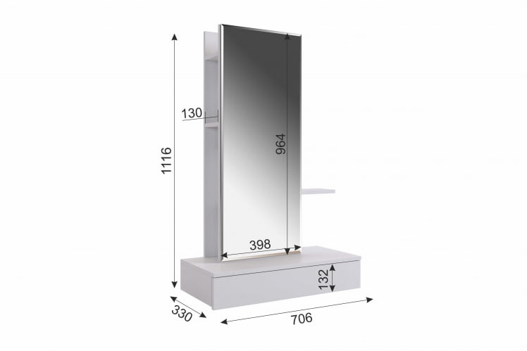 Трюмо Мария STM-01 Дуб сонома_2