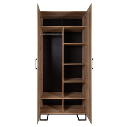 Шкаф двухстворчатый Лофт без зеркал Дуб Табак / Loft_3