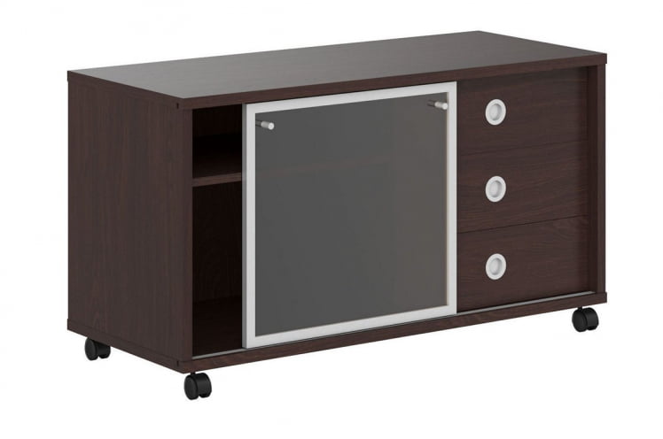Тумба мобильная с дверью купе В 202.2 Венге магия_0