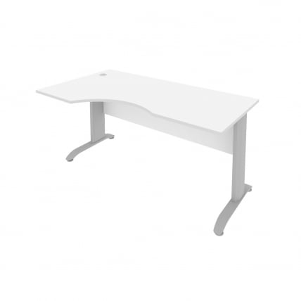 Стол криволинейный левый Riva ПЛ.СА-1 Л Белый_0