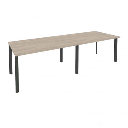 Стол переговорный (2 столешницы) ONIX O.MP-PRG-2.3 Дуб Аттик/Антрацит_0