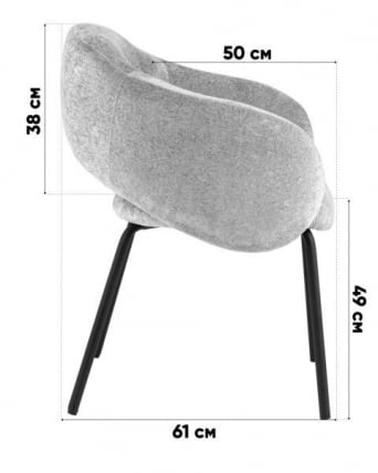 Стул обеденный Bren мокка_8